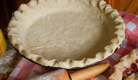 Homemade gluten-free pie crust, step by step