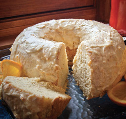 Gâteau chiffon à l’orange sans gluten