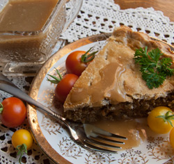 Tourtière sans gluten au millet et quinoa
