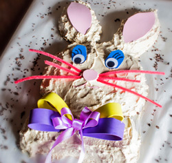 Transformez votre gâteau en lapin de Pâques!