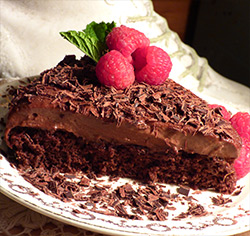 Gâteau mousse choco-cajou sans gluten