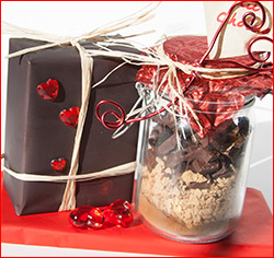 Mousse au chocolat en pot