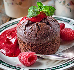 Gâteaux soufflés 
au chocolat sans gluten