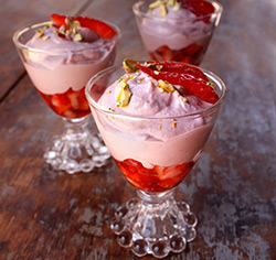 Mousse
aux fraises