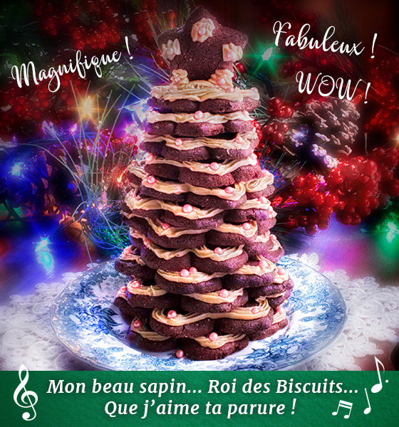 Biscuits «sapin de Noël» et sans gluten
