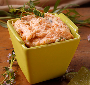 Mousse au saumon fumé. Recette sans gluten