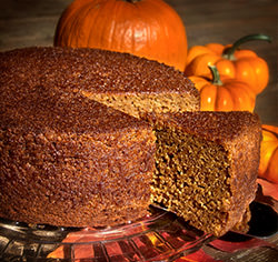 Recette Gâteau épicé à la citrouille à l'étuvée sans gluten