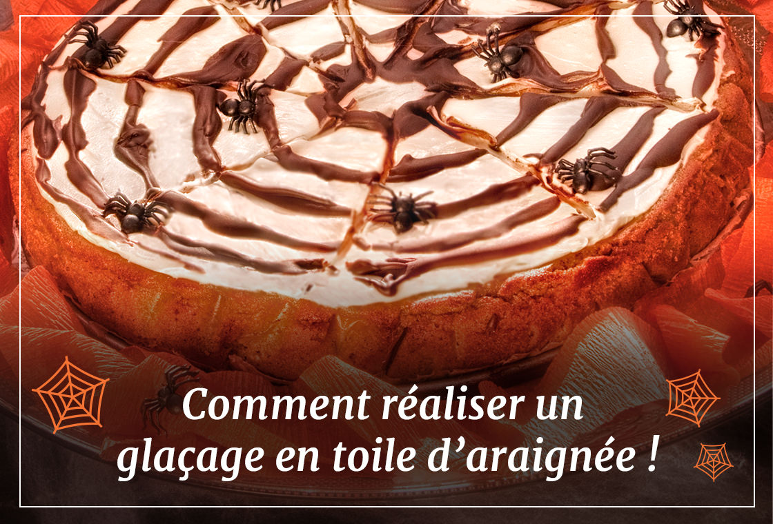 Comment réaliser un glaçage en toile d'araignée!