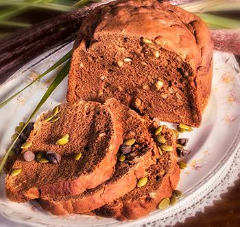 Recette Pain automnal 
à la citrouille sans gluten