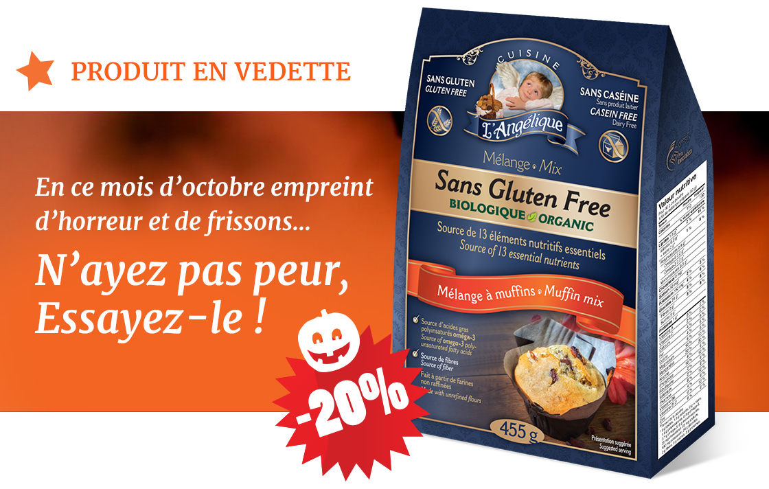 Promotion sur le mélange à muffin