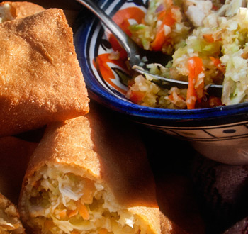 Recette sans gluten Garniture à Egg rolls