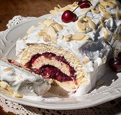 Bûche à la vanille
