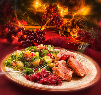 Recette sans gluten Poitrines de canard au chutney de canneberges