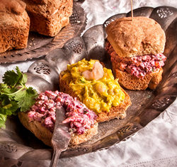 Garniture à petits pains farcis