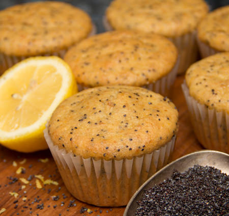 Recette Cupcakes citron-pavot sans gluten