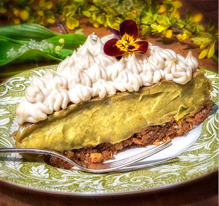 Recette Tarte avocat, banane et citron sans gluten