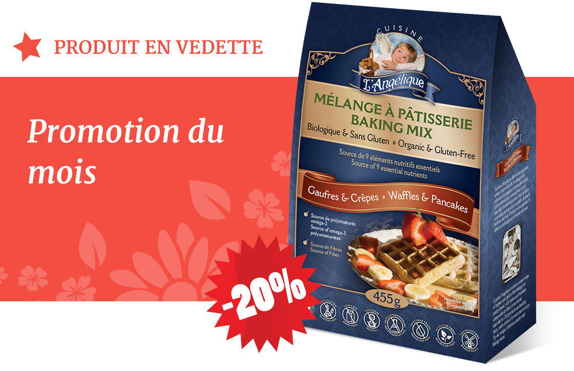 Produit en vedette - Promotion du mois de Cuisine l'Angélique