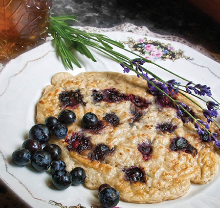 Recette Crêpes aux 
bleuets sans gluten
