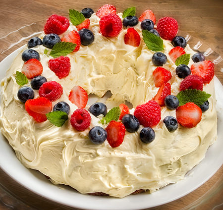 Mélange à gâteau doré, 
citronné aux petits fruits sans gluten