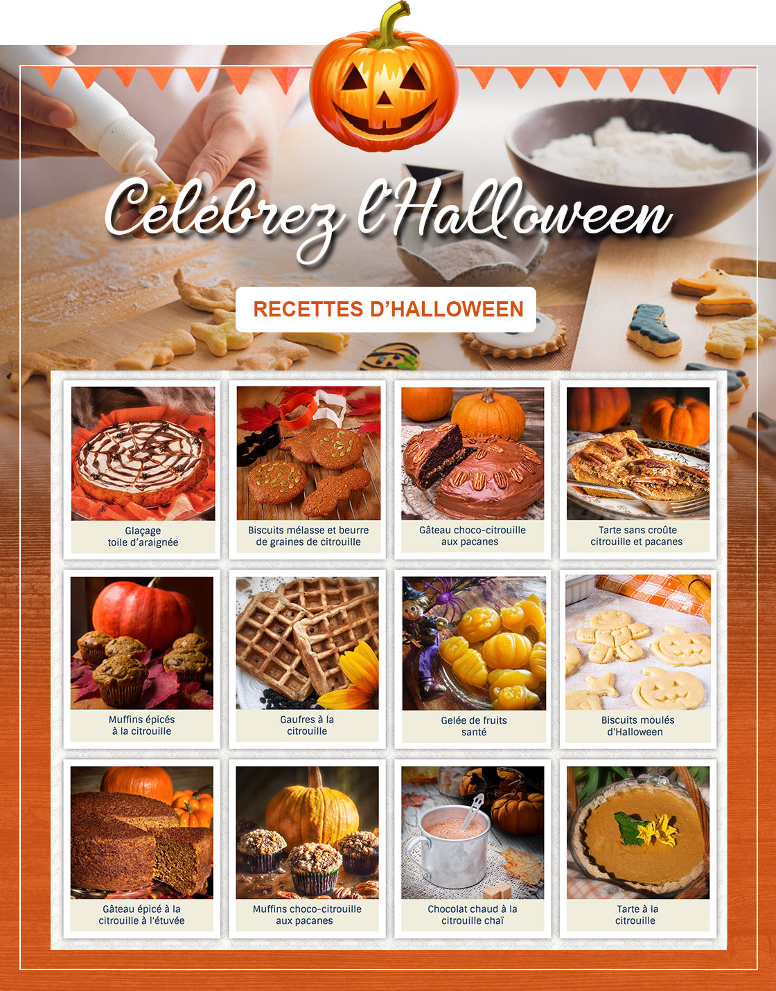 Autres recettes sans gluten pour l'Halloween !