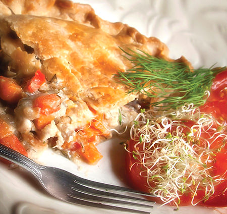 Recette sans gluten Casserole surprenante de poulet et patates douces