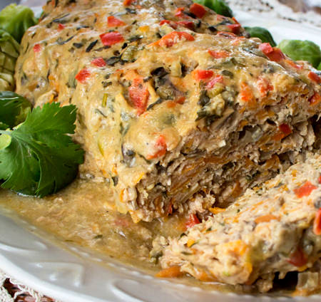 Recette sans gluten Pain de dinde à la coriande, cuit à la mijoteuse