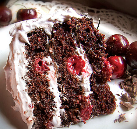 Recette de Gâteau chocolat et cerises sans gluten