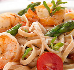 Linguine à l’asiatique aux fruits de mer