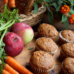 Muffins pommes-carottes - Recette sans gluten