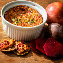 Végé-pâté 
pomme et betterave sans gluten