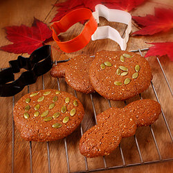 Biscuits mélasse et beurre de graines de citrouille sans gluten