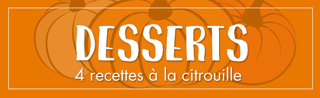 Desserts à la citrouille et sans gluten