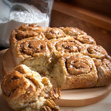 Brioches pacanes et cannelle - Recette sans gluten