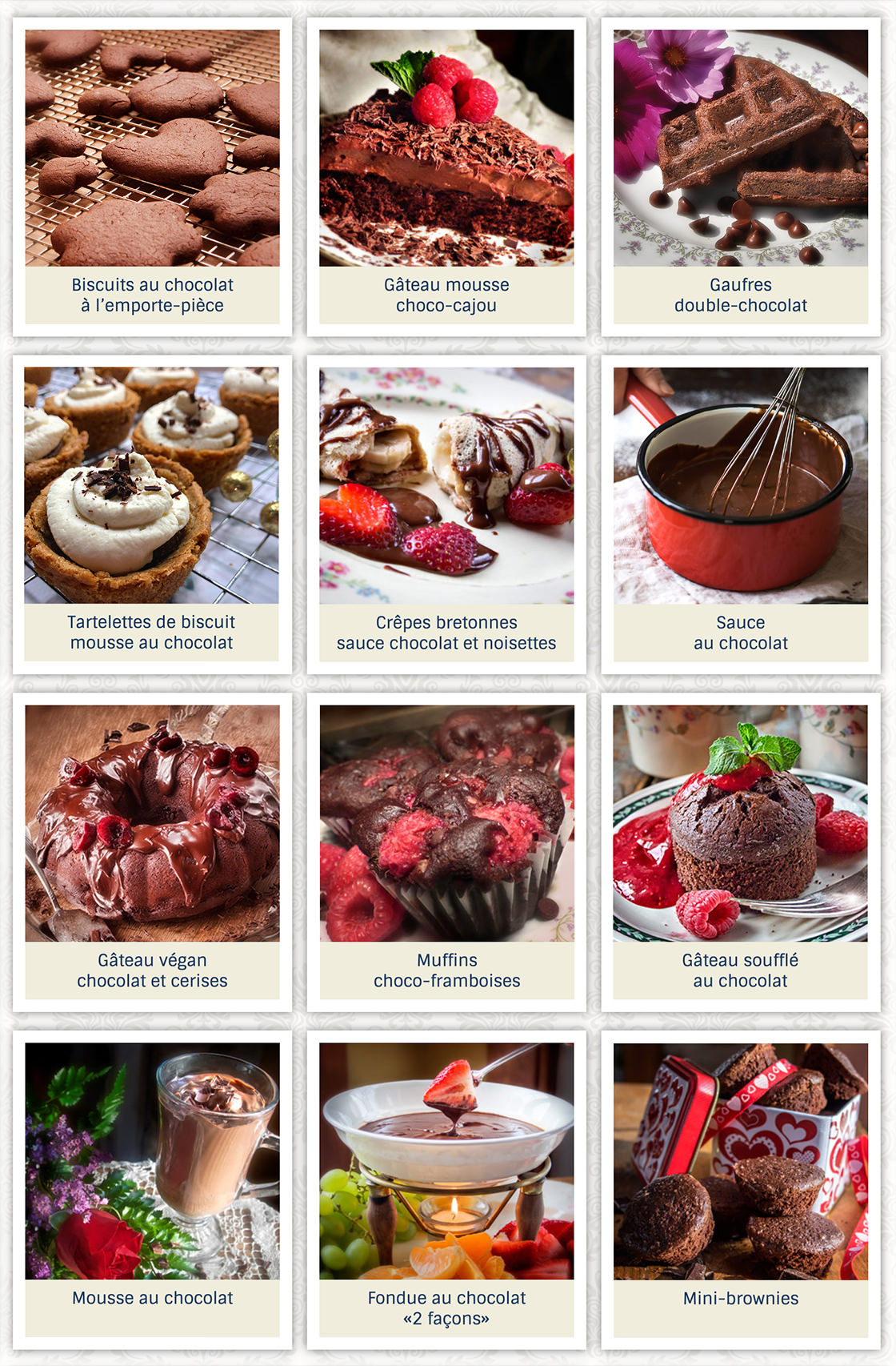 Autres recettes sans gluten