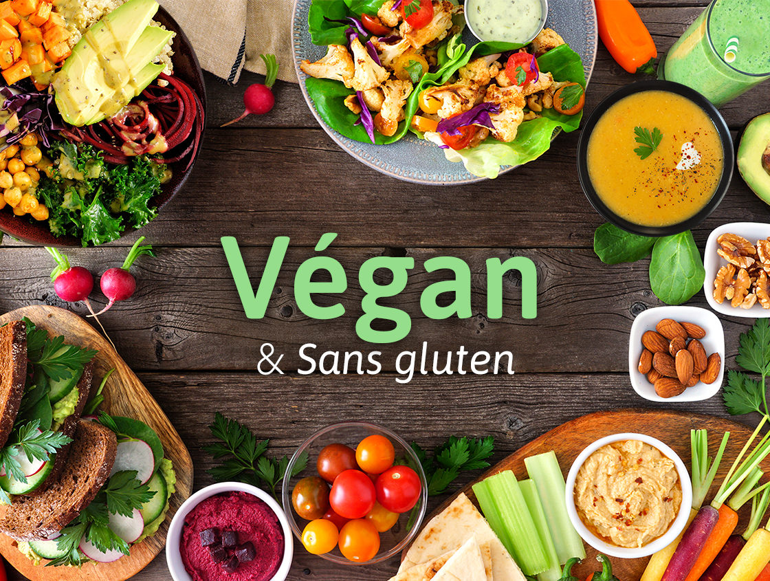 Végan et sans gluten