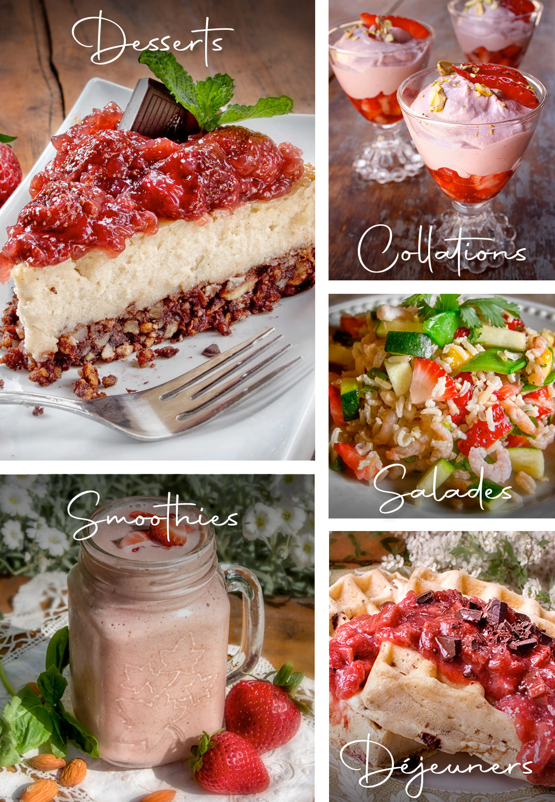 Recettes à la fraise sans gluten