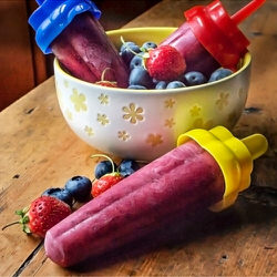 Popsicles aux petits fruits
