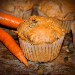 Muffins épicés aux carottes sans gluten