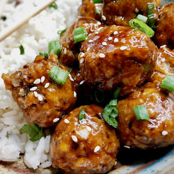 Boulettes végétaliennes à la sauce asiatique