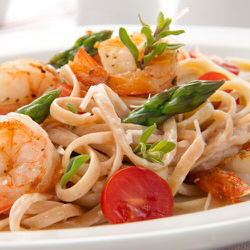 Linguine à l’asiatique
aux fruits de mer