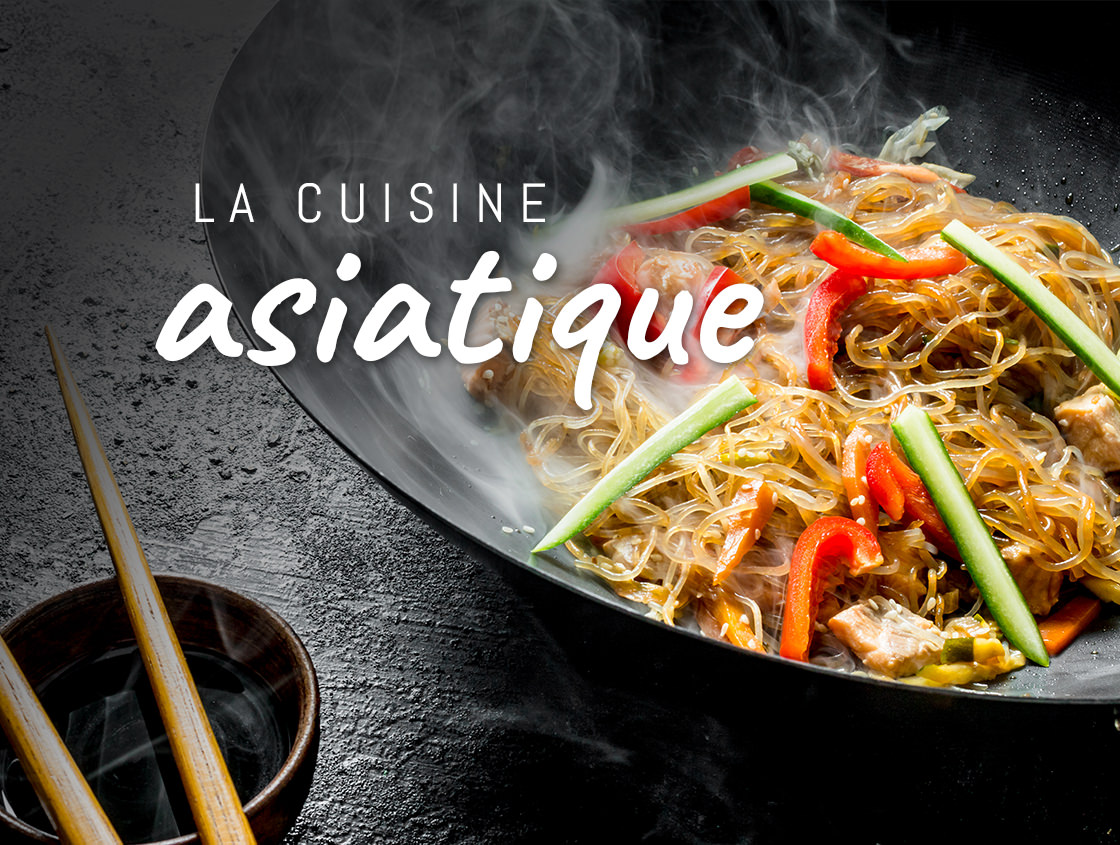 La cuisine asiatique. Délicieux et sans gluten