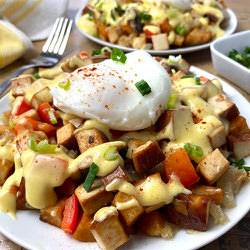 Recette sans gluten Poutine déjeuner