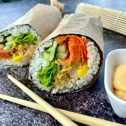 Recette sans gluten Sushi Burrito
