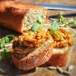 Recette sans gluten Cretons aux graines de tournesol