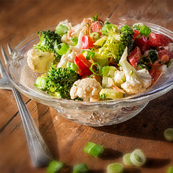 Recette sans gluten Salade broco chou-fleur