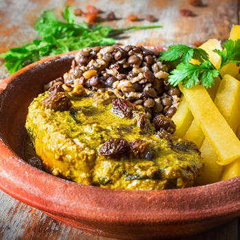 Recette Porc à la marocaine sans gluten