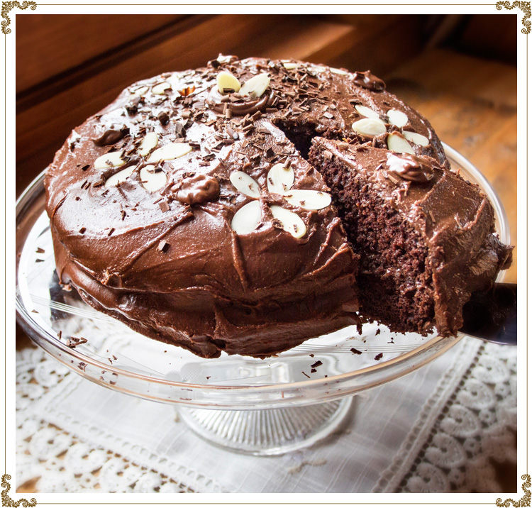 Photo du Gâteau au chocolat de maman sans gluten avec glaçage au chocolat 
