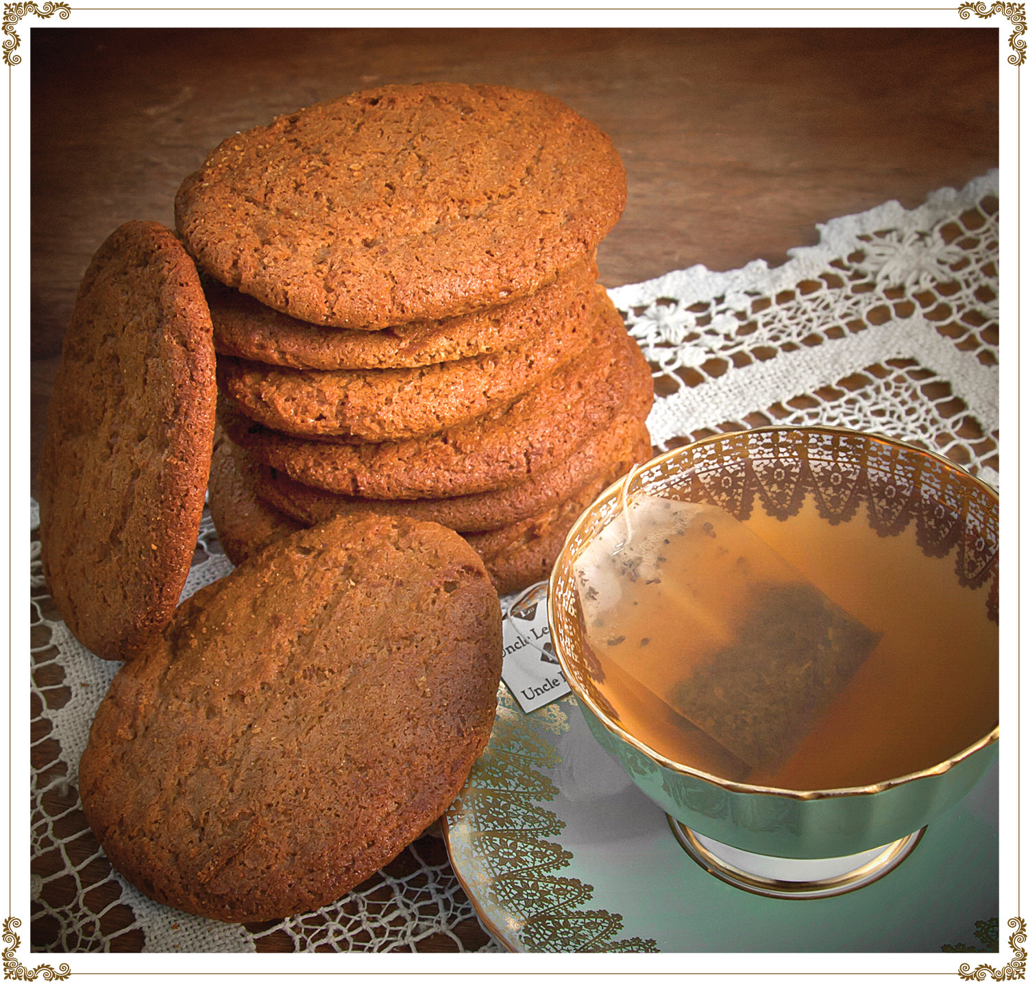 Recette de Biscuits au gingembre sans gluten et sans produits laitiers de Cuisine l'Angélique.