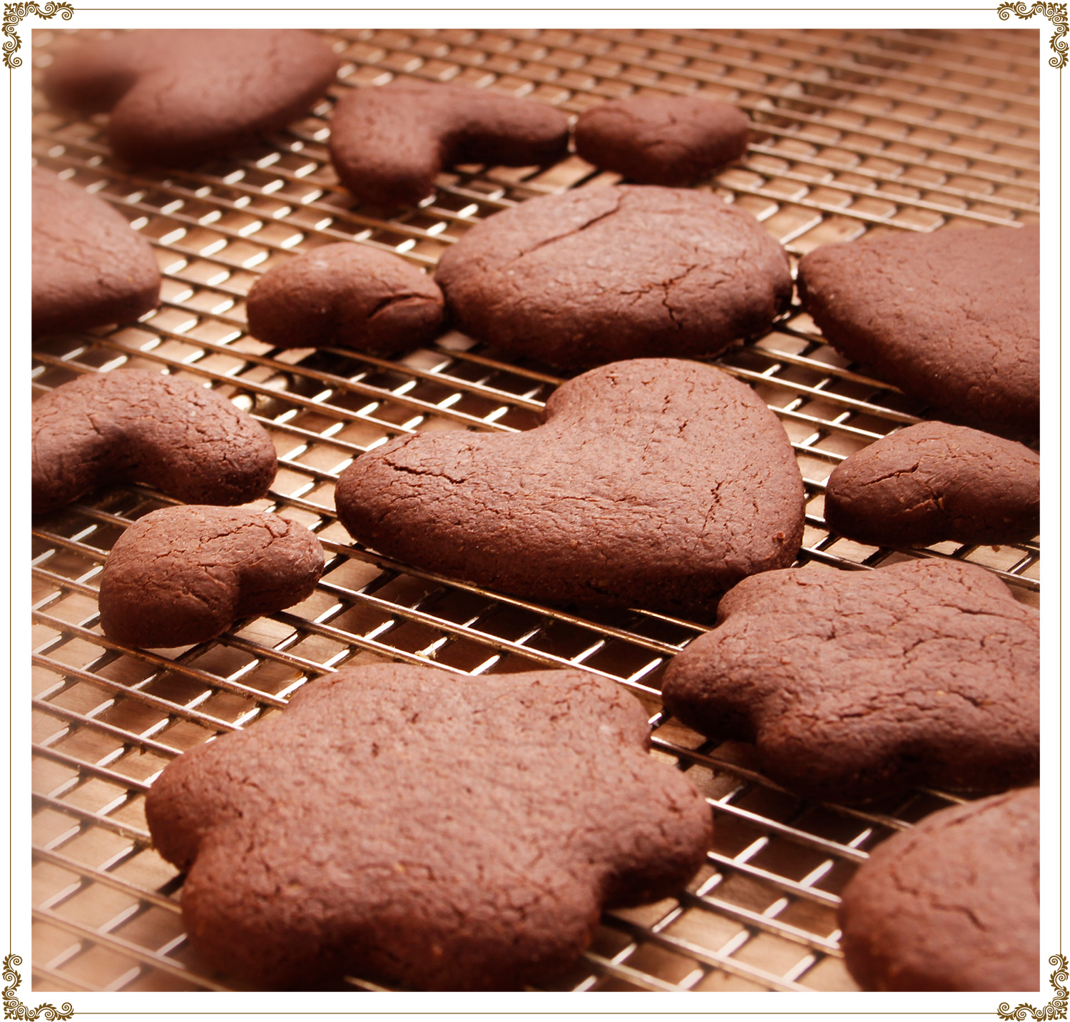 Recette de Biscuits au chocolat à l’emporte-pièce sans gluten et sans produits laitiers de Cuisine l'Angélique.