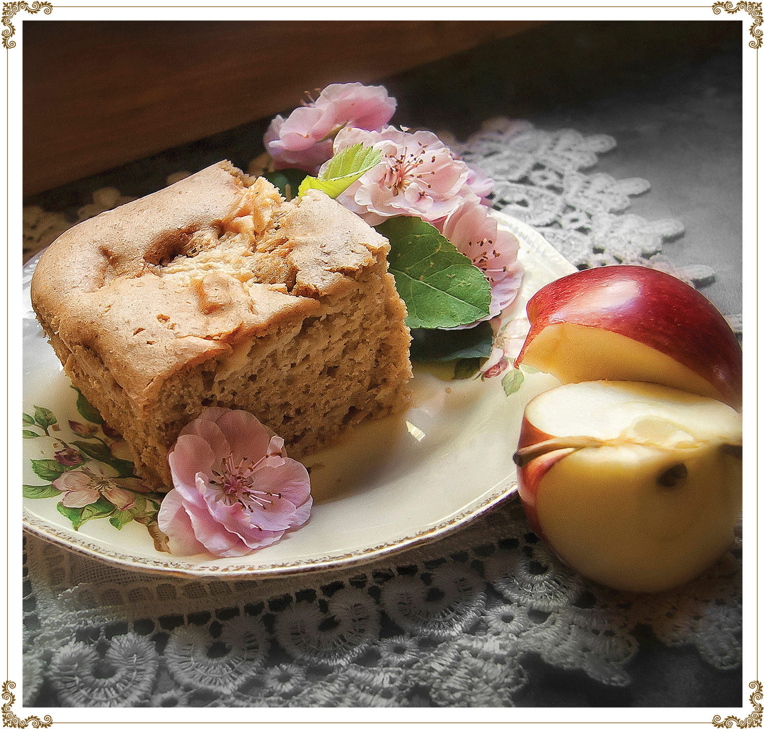Spiced apple cake Recipe Gluten-free, Dairy-free, Organic from Cuisine l’Angélique.